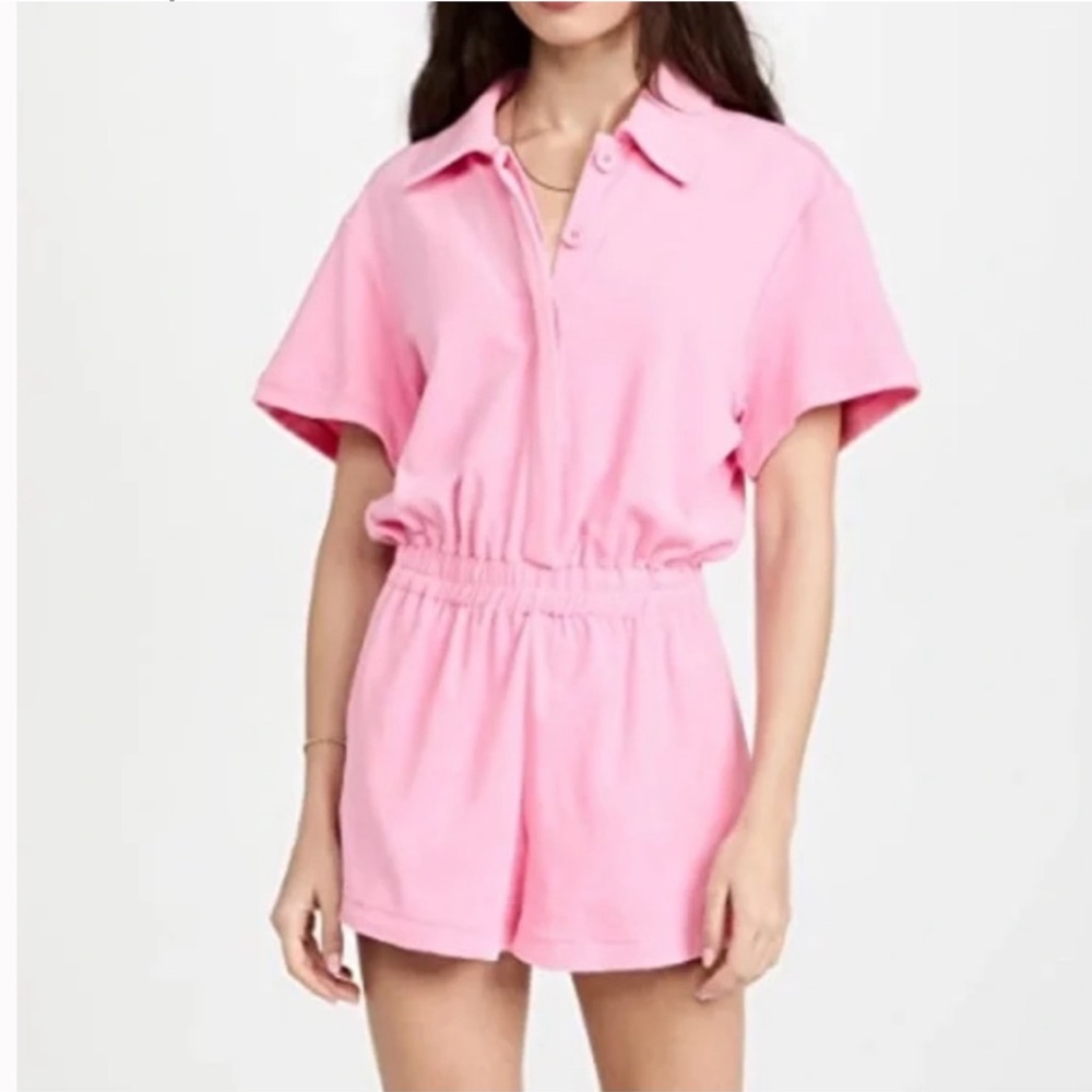 New! Good American Pink Romper